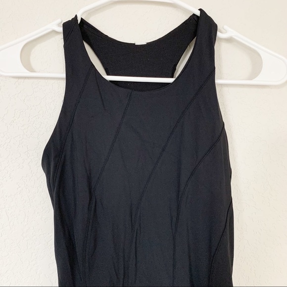 Lululemon Court Crush Tennis Dress in Black Sz 4 - Picture 6 of 9
